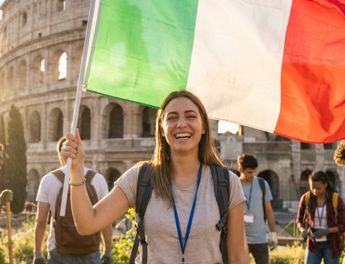 🇮🇹 تطوع في إيطاليا الآن واحصل على مساعدة في الحصول على الفيزا 2026